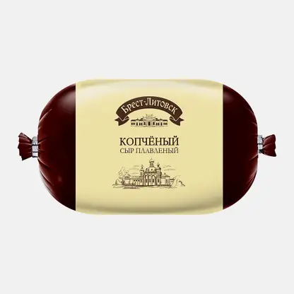 Плавленый сыр колбасный копченый Брест-Литовск 40% 300г