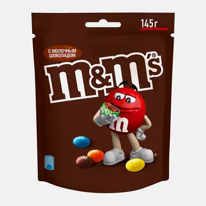 Драже c молочным шоколадом M&M's 145г