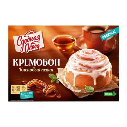 Изображение товара Пирог Кремобон Кленовый пекан 380г