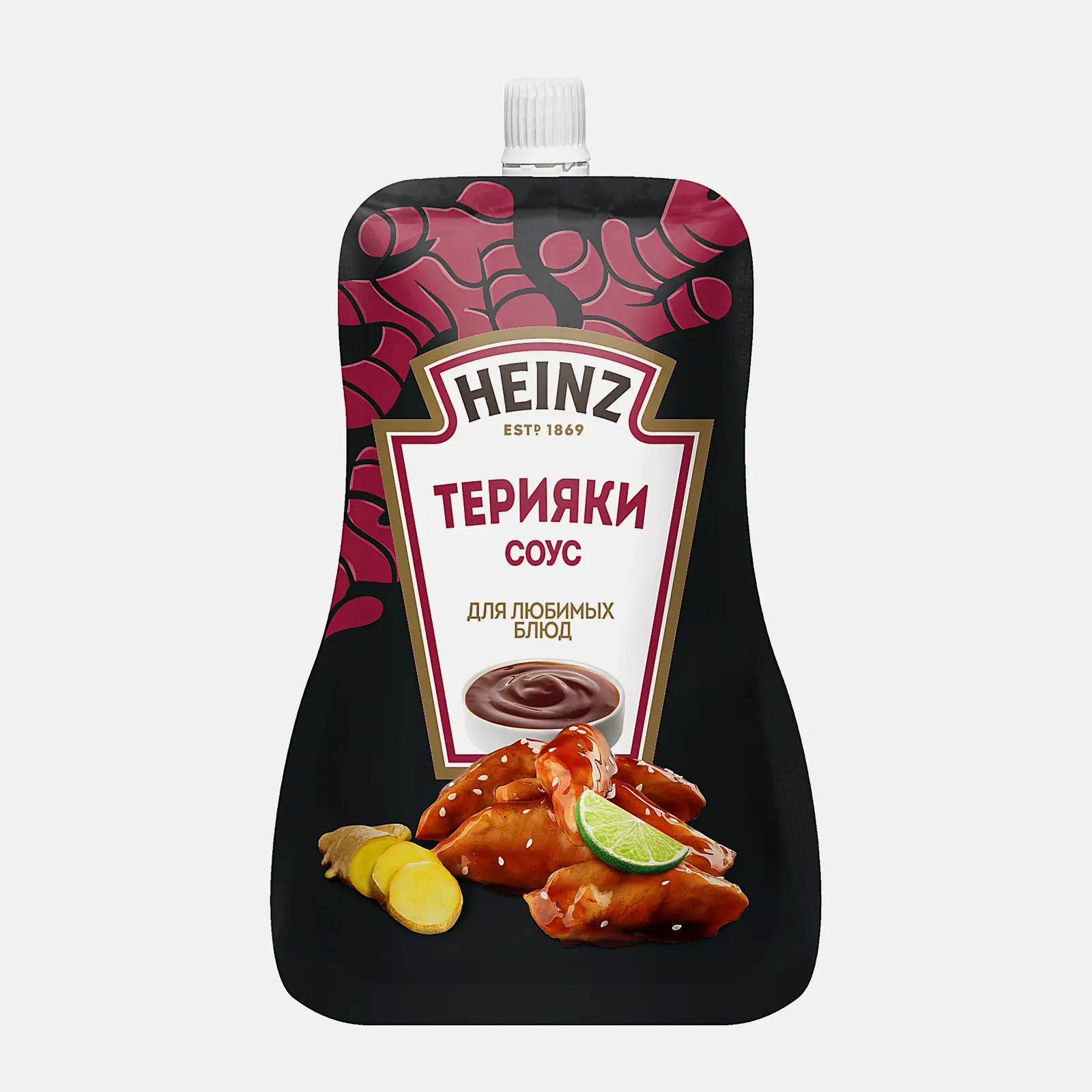 Изображение товара Соус Терияки Heinz 200г - пряный соус для маринования и заправки