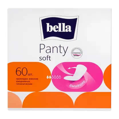 Изображение товара Прокладки Bella Panty Soft ежедневные 60шт - надёжная защита и комфорт