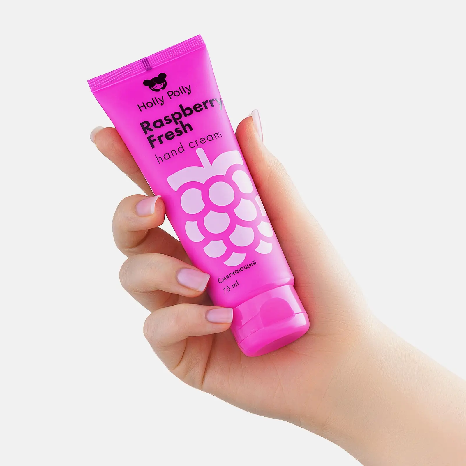 Крем для рук Holly Polly Raspberry Fresh смягчающий 75мл - фото 2