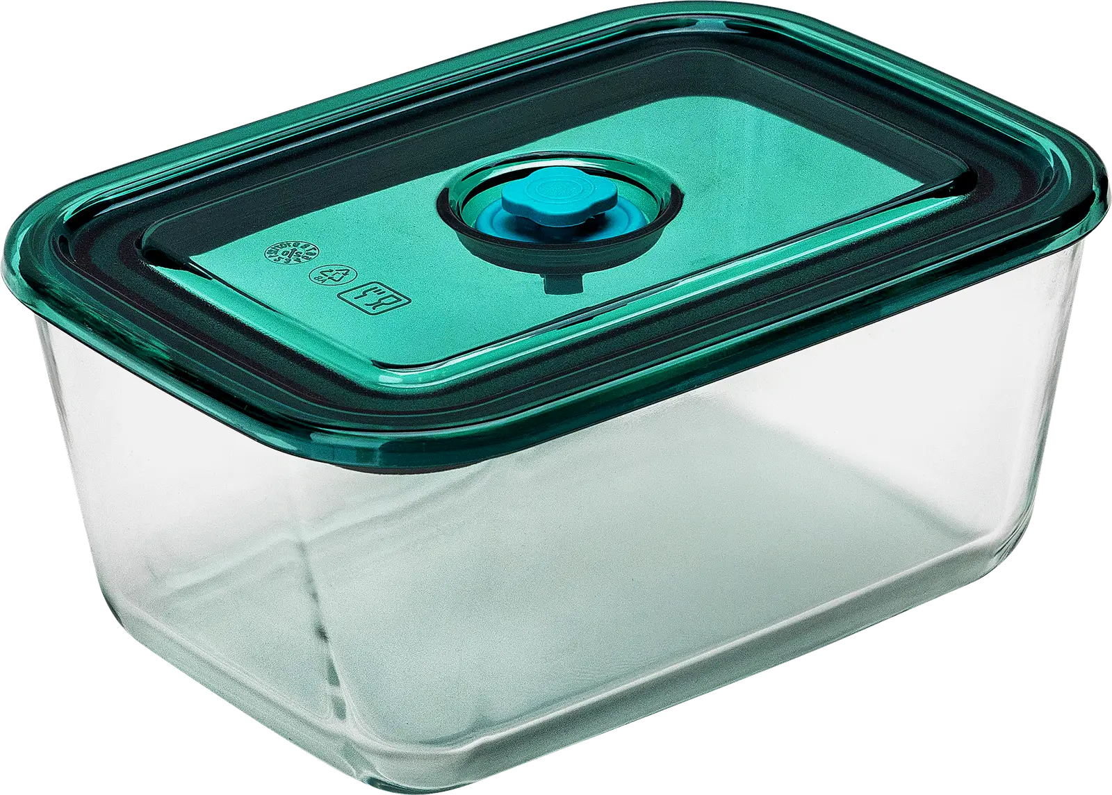 Контейнер Emerald жаропрочный с вакуумной крышкой 800мл