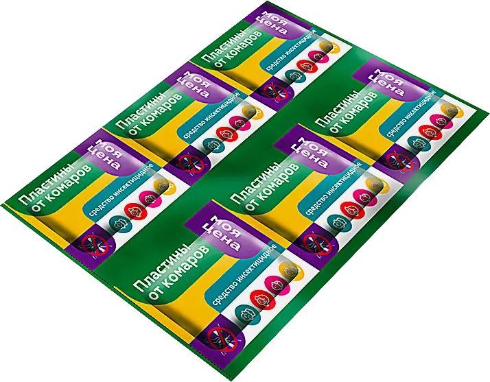 Изображение товара Пластины от комаров Моя цена без запаха 10шт