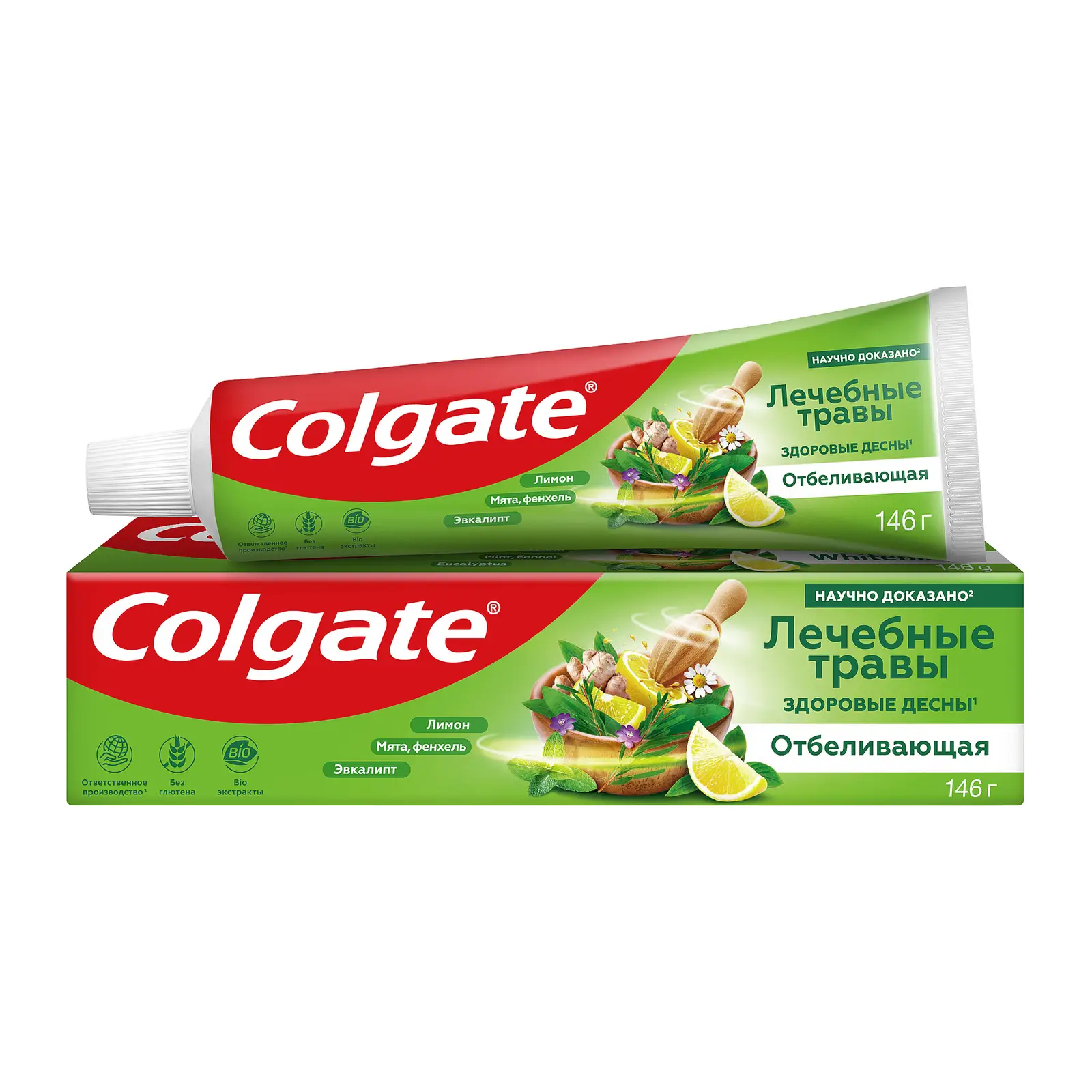 Зубная паста Colgate Лечебные травы отбеливающая 100мл