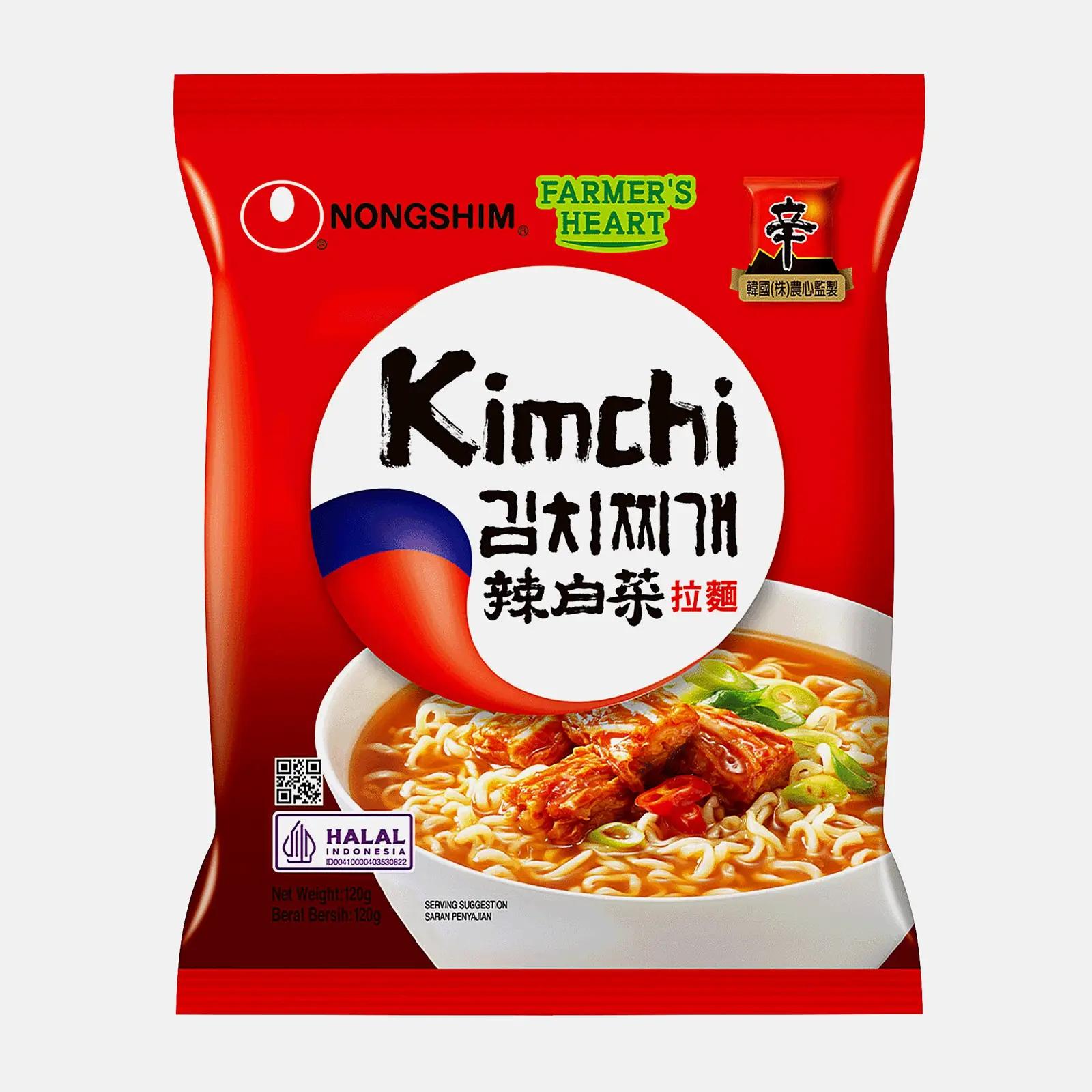 Лапша быстрого-приготовления Nongshim Кимчи Рамен 120г Лапша быстрого-приготовления Nongshim Кимчи Рамен 120г
