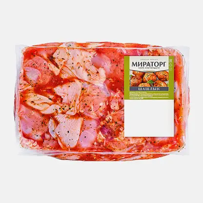 Шашлык из мяса цыпленка-бройлера Мираторг в Маринаде