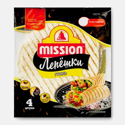 Лепешки гриль Mission 166г