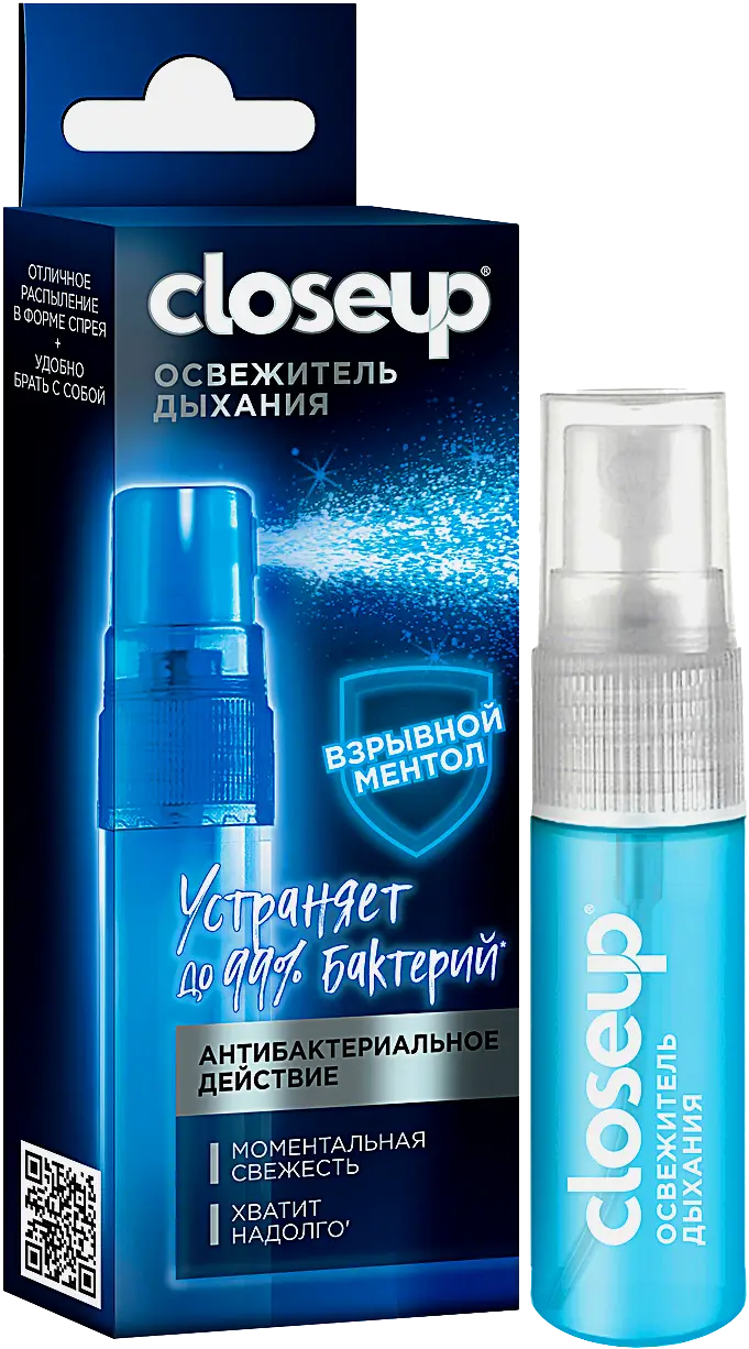 Освежитель дыхания Closeup Взрывной Ментол спрей 8мл
