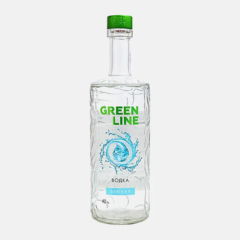 Водка Green Line Бульбашъ Мягкая 40% 500мл