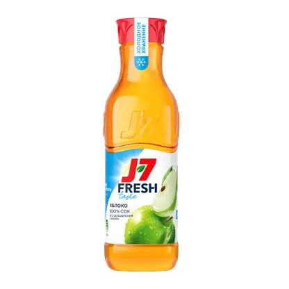 Изображение товара Сок J7 Fresh Taste Яблоко 0,85 л без добавленного сахара Изображение товара Сок J7 Fresh Taste Яблоко 0,85 л без добавленного сахара