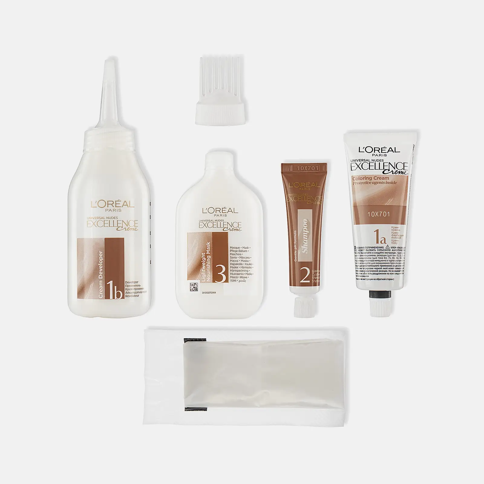 Крем-краска для волос L’Oréal Paris без аммиака Excellence Crème Универсальные Нюдовые оттенки 2U Универсальный очень темно-каштановый - фото 2