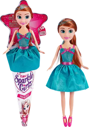 Кукла Sparkle Girlz Принцессы в рожке 26см в ассортименте