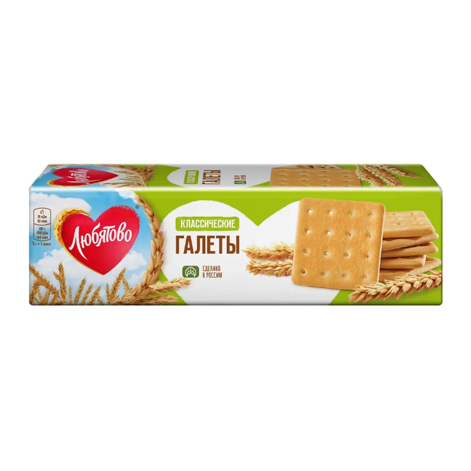 Изображение товара Галеты с отрубями Любятово 185г