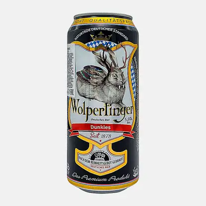 Темное пиво фильтрованное Wolpertinger Dunkles 5% 500мл
