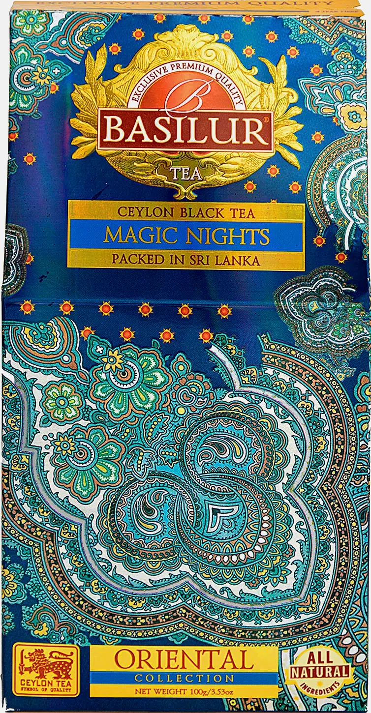 Чай чёрный Basilur Magic Nights Восточная коллекция 100г - фото 2 Чай чёрный Basilur Magic Nights Восточная коллекция 100г - фото 2