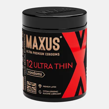 Ультратонкие гладкие презервативы X-Edition Ultra Thin Maxus 12шт