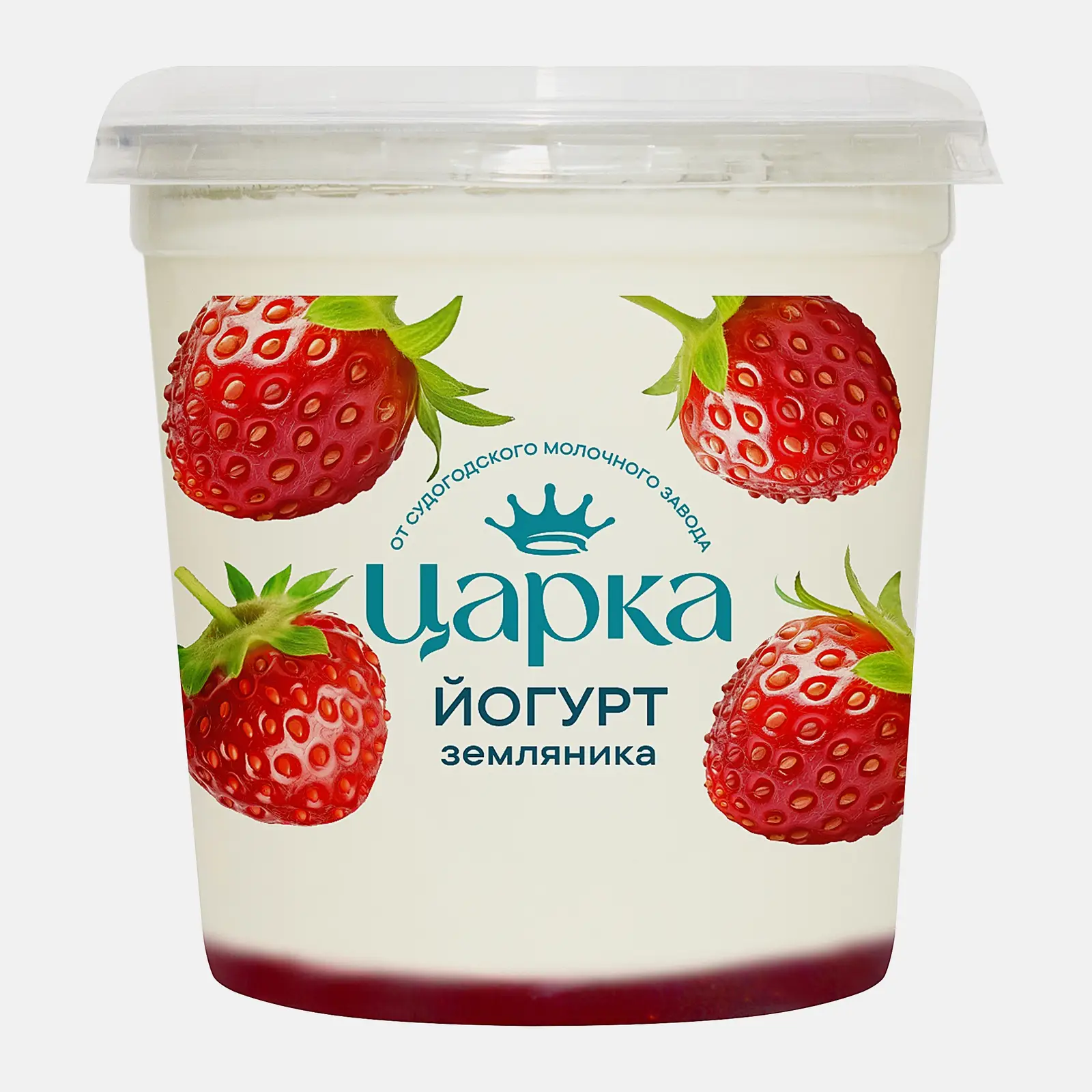 Йогурт ЦарКа Земляника 3.5% 400г