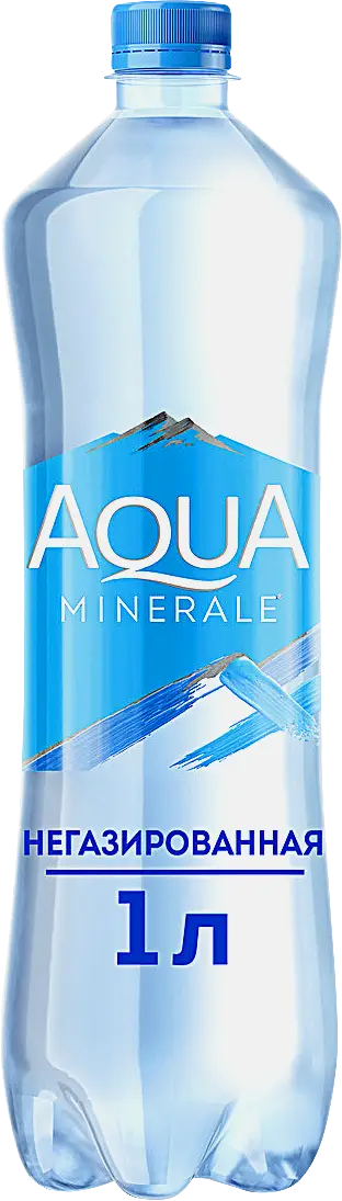 Изображение товара Вода Aqua Minerale питьевая негазированная 1л - натуральная и полезная вода для всей семьи