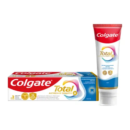 Изображение товара Зубная паста Colgate Total 12 Профессиональная чистка комплексная антибактериальная 75мл