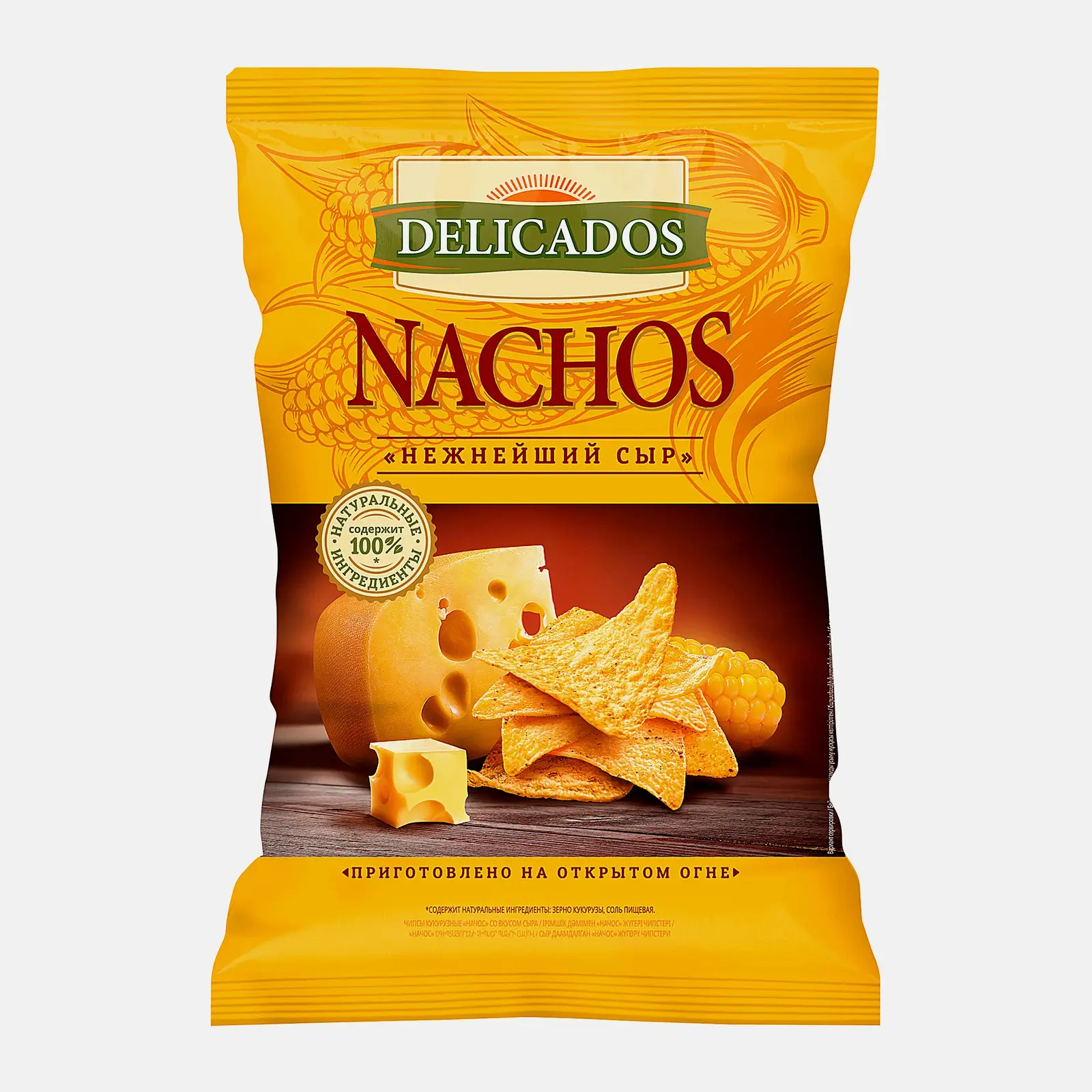 Изображение товара Чипсы кукурузные с сырным вкусом Delicados 150г - классика мексиканской кухни