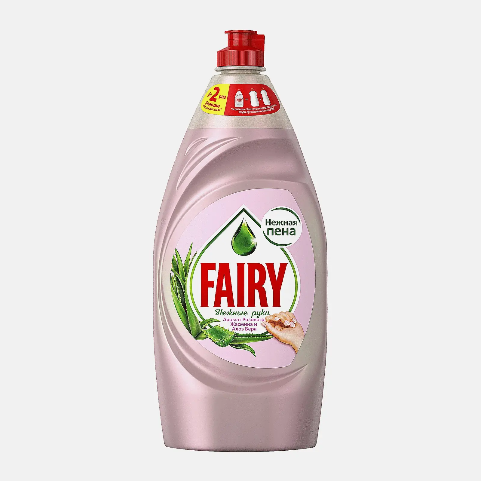 Средство для мытья посуды Fairy Нежные руки Розовый жасмин и алоэ вера 900мл