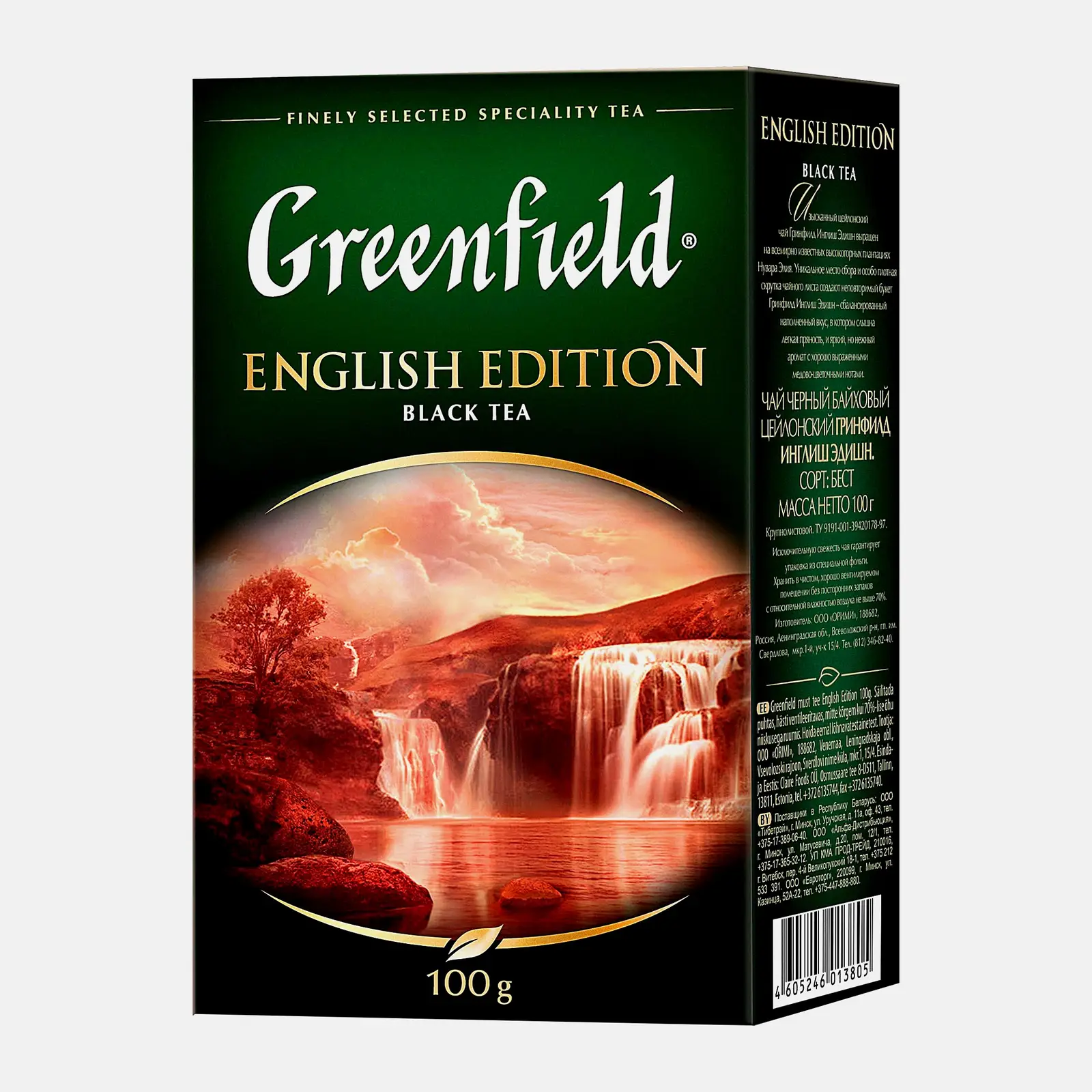 Чай черный Greenfield English Edition байховый 100г