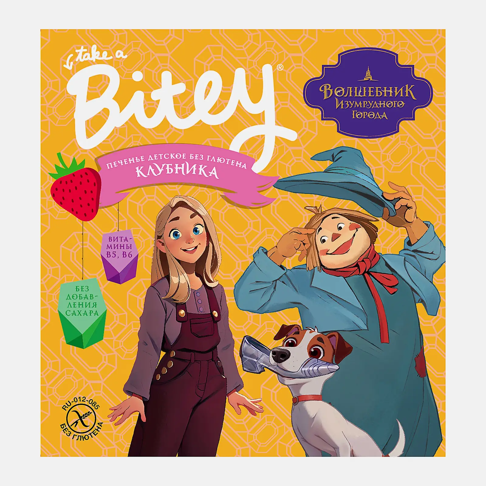 Изображение товара Печенье Take A Bitey Клубника безглютеновое 125г