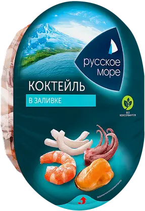 Морской коктейль Русское море Классик в заливке 180г
