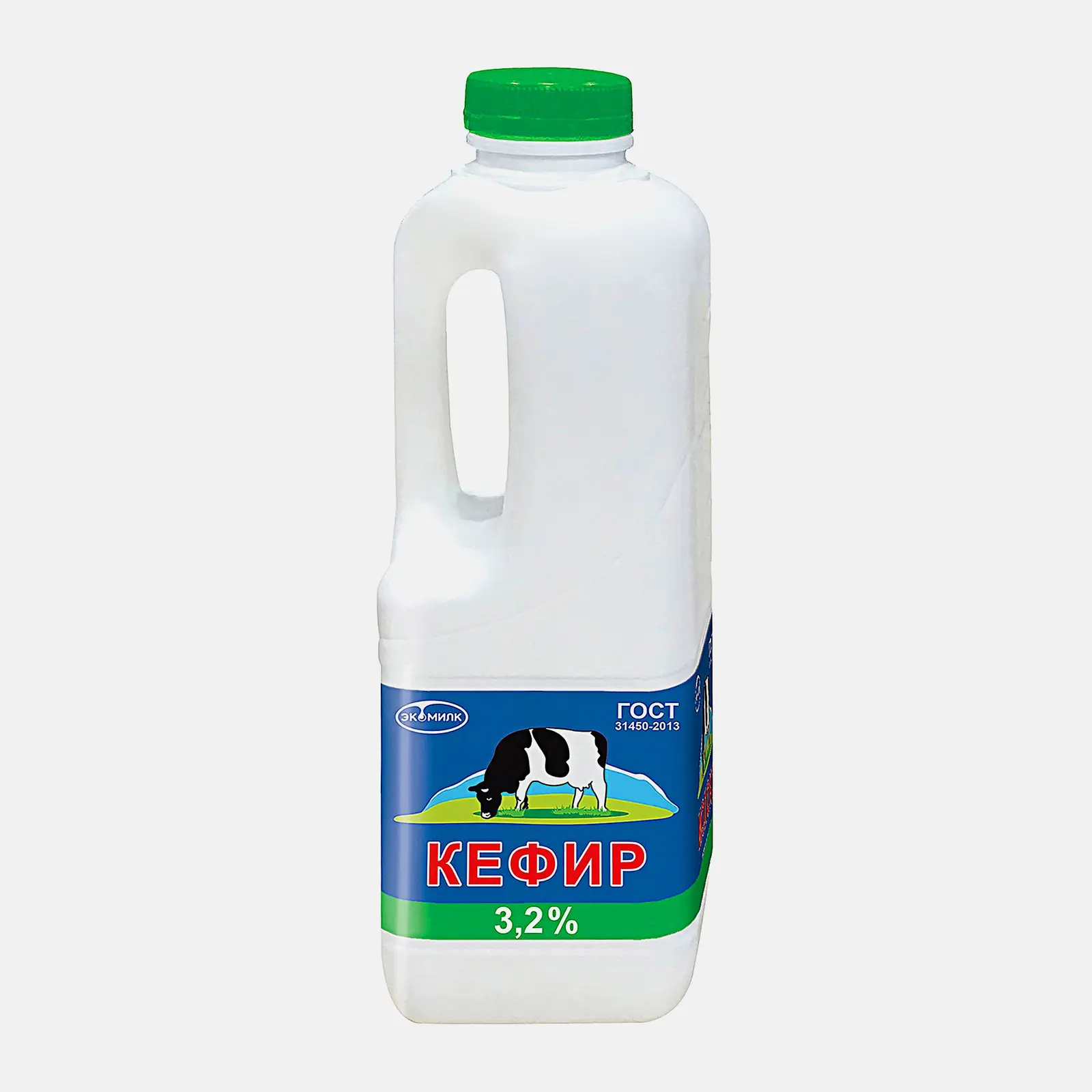 Изображение товара Кефир Экомилк 3.2% 900мл натуральный кисломолочный напиток