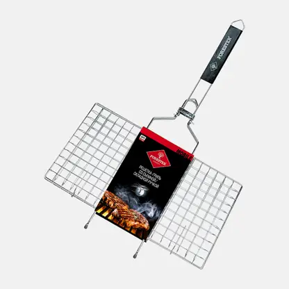 Решетка для гриля Forester съемная ручка BQ-S02 22*44см