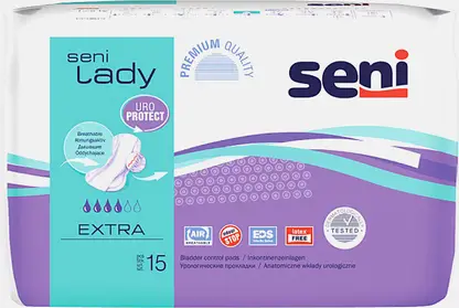 Прокладки Seni Lady Extra урологические 15шт