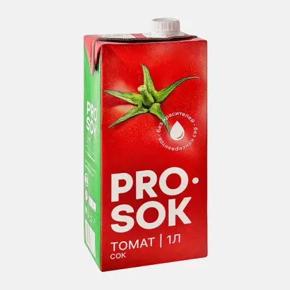 Сок Pro Sok томатный 1л