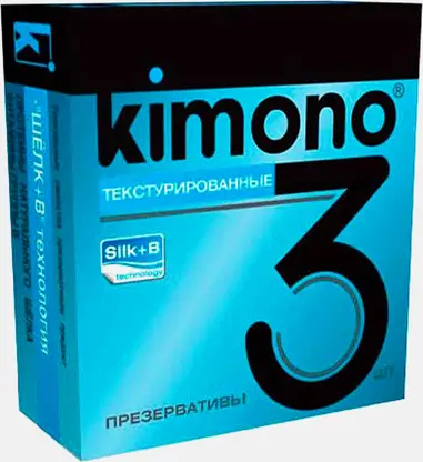 Презервативы Kimono текстурированные 3шт