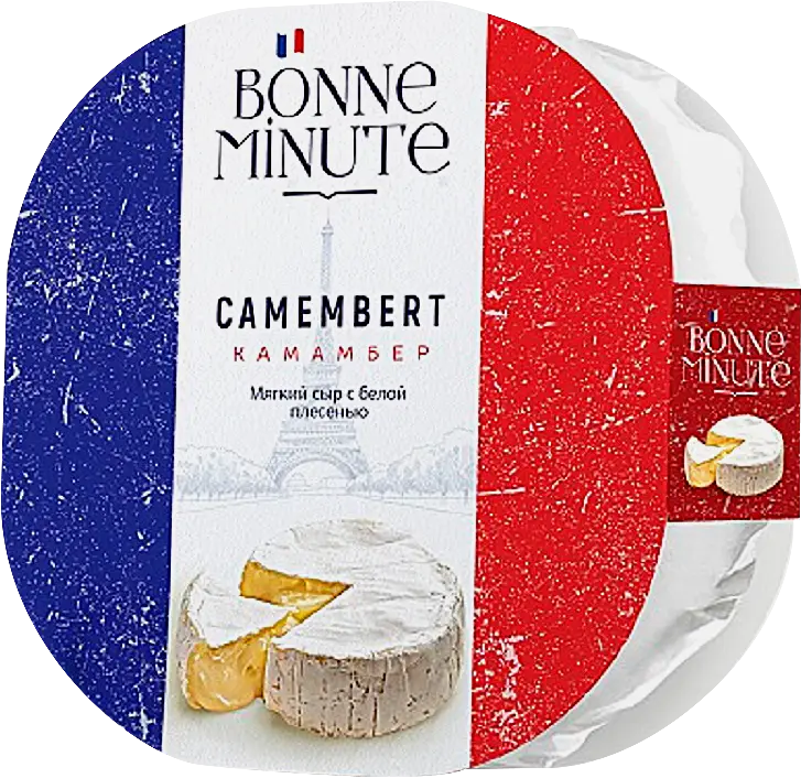 Сыр Bonne Minute Камамбер с белой плесенью 55% 125г