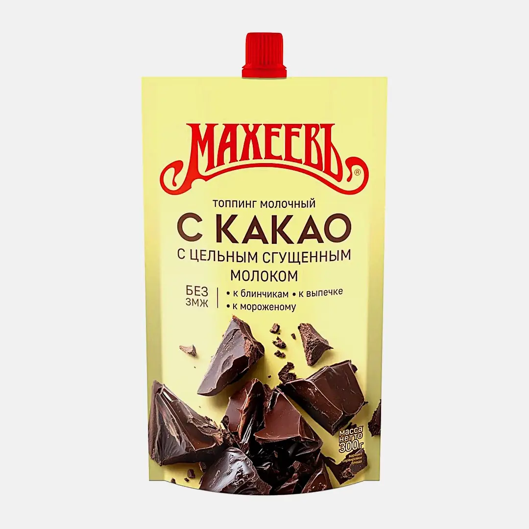 Топпинг Махеевъ Молочный с какао 300г Топпинг Махеевъ Молочный с какао 300г