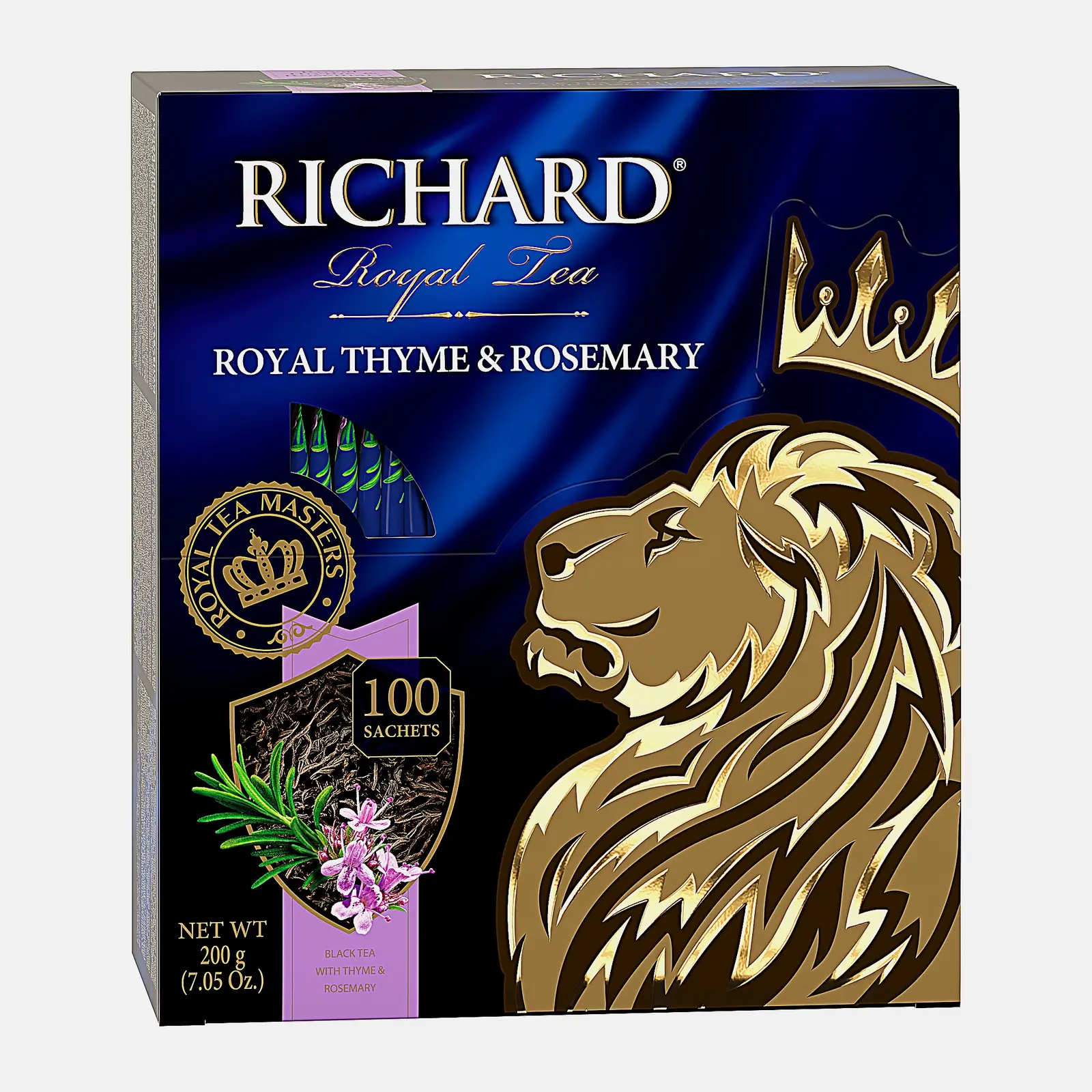 Чай черный Richard Royal Thyme Чабрец розмарин 100пак Чай черный Richard Royal Thyme Чабрец розмарин 100пак