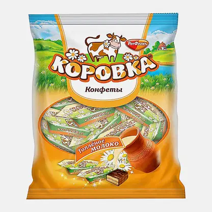 Конфеты Рот фронт Коровка топленое молоко 250г