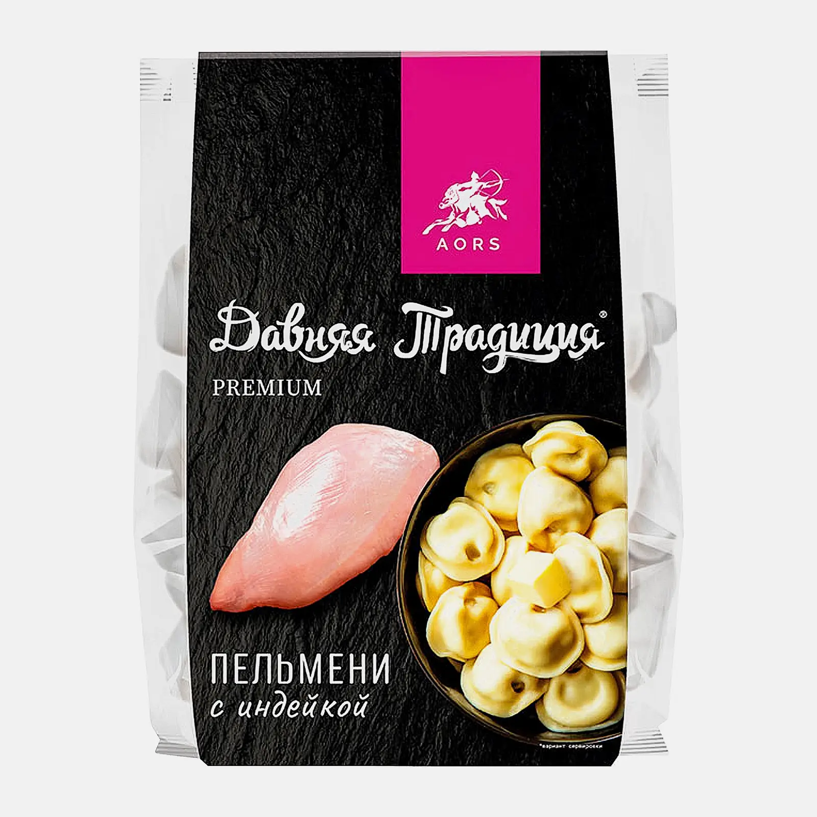 Пельмени Давняя традиция Premium с индейкой 800г