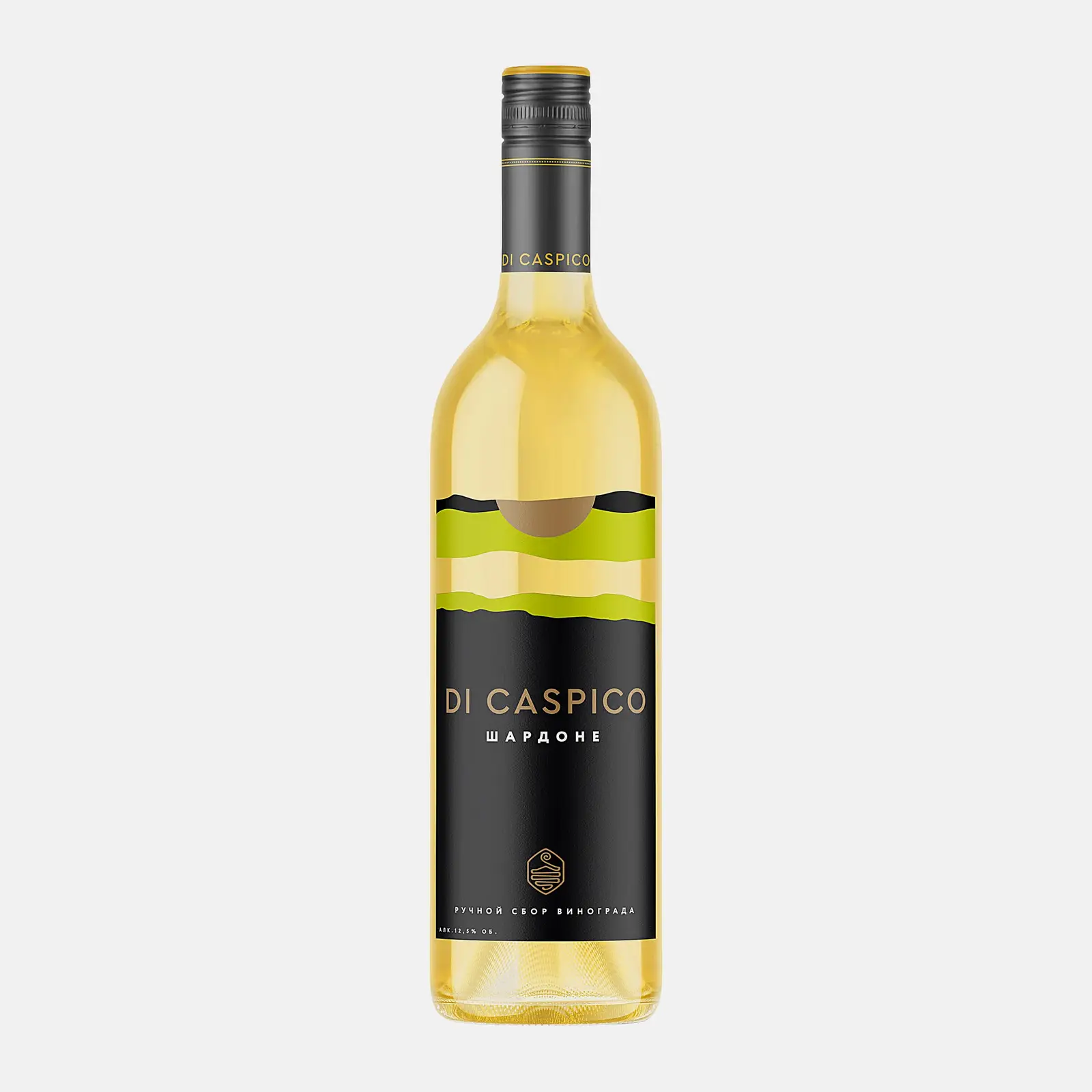 Изображение товара Вино Di Caspico Шардоне белое сухое 12.5% 750мл Россия
