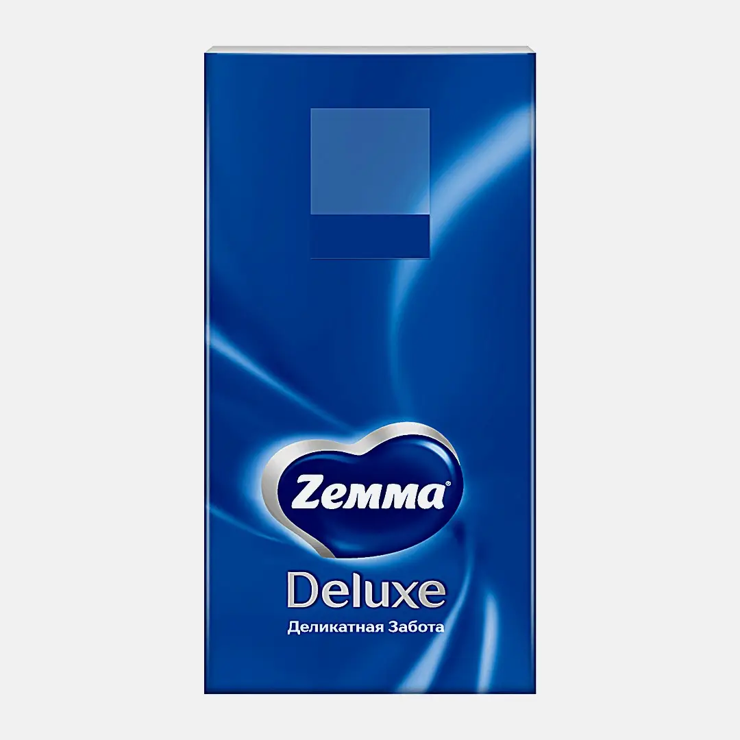 Носовые платочки 3 слоя Zemma Deluxe 10*10шт в ассортименте - фото 3 Носовые платочки 3 слоя Zemma Deluxe 10*10шт в ассортименте - фото 3