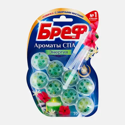 Блок для унитаза Ароматы СПА Энергия Бреф 2шт*50г