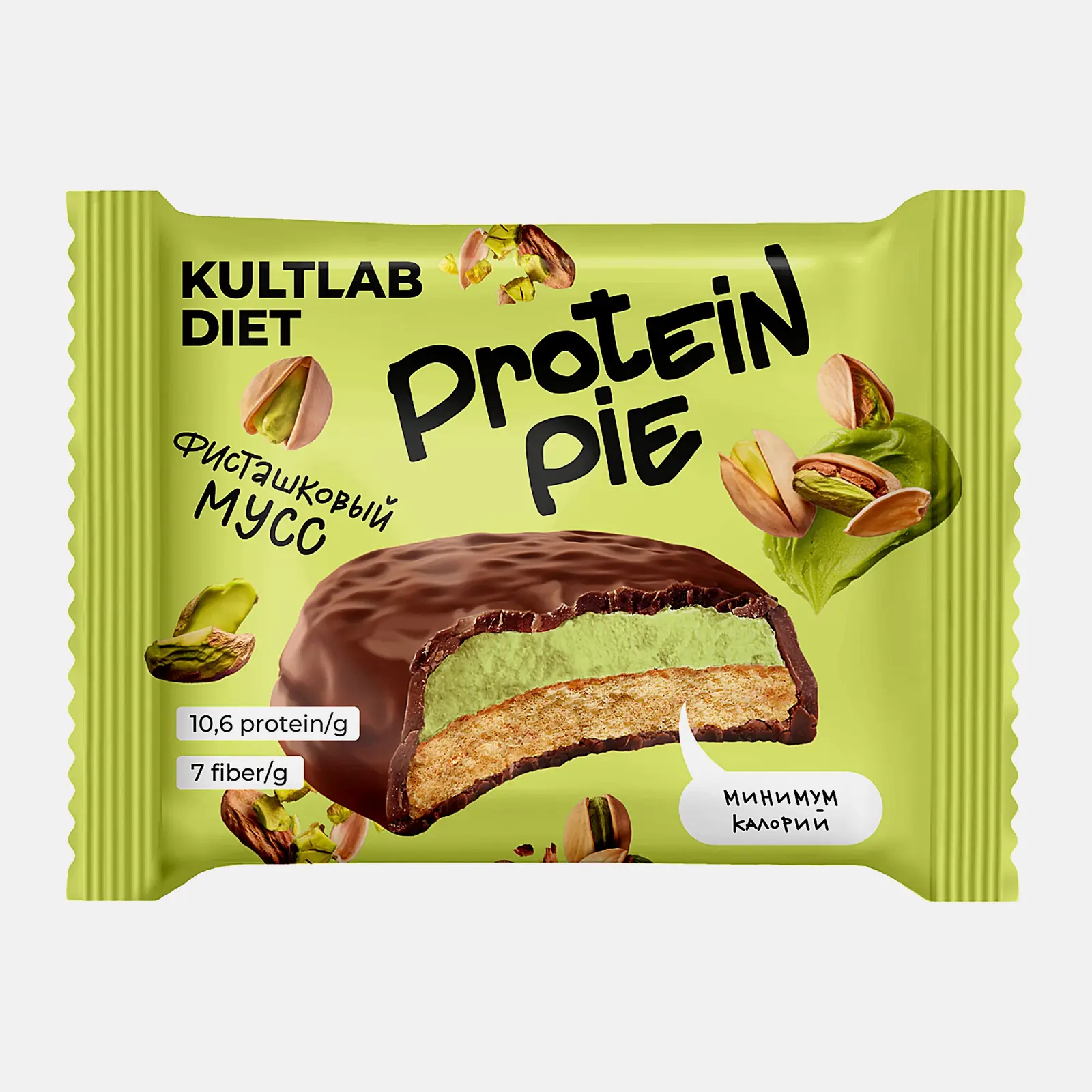 Протеиновое печенье Фисташковый мусс Kultlab Diet 45г
