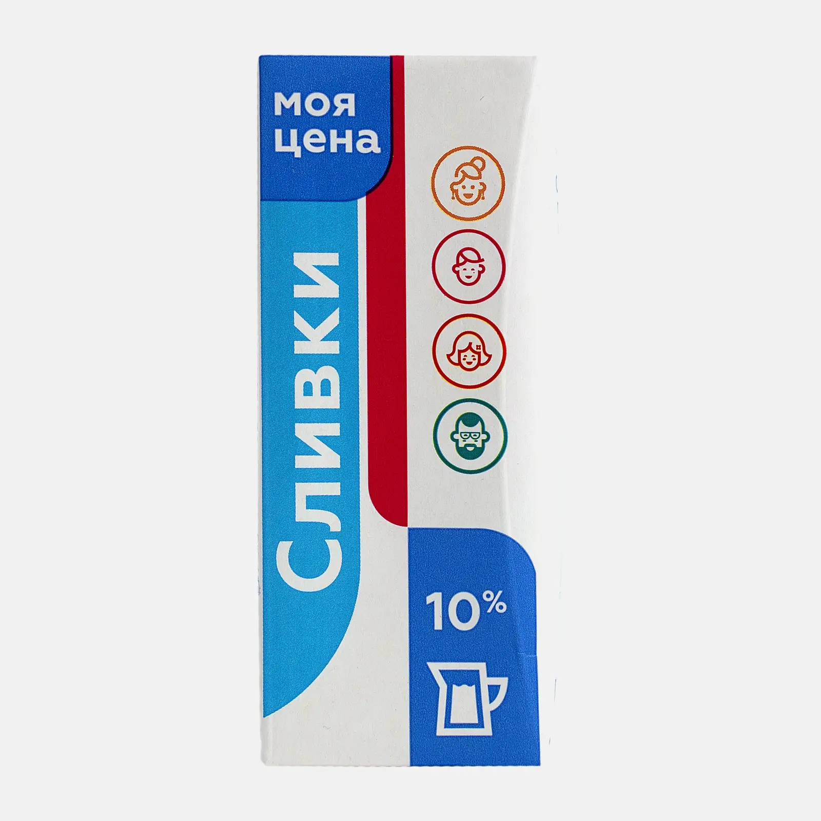 Изображение товара Сливки Моя цена стерилизованные 10% 200мл