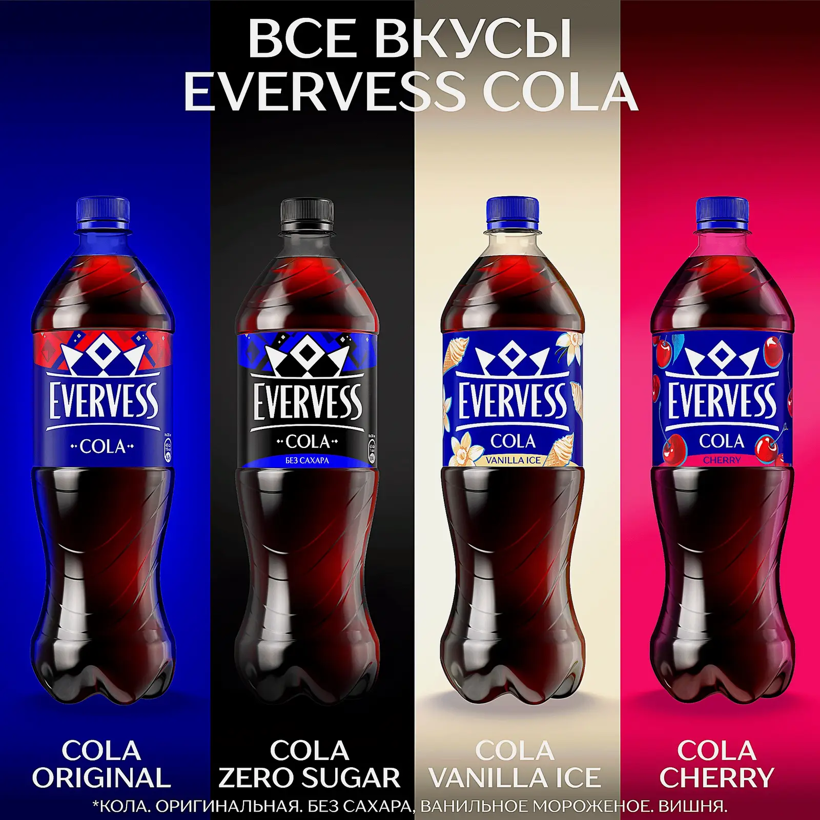 Напиток Кола со вкусом вишни Evervess 1л - фото 2 Напиток Кола со вкусом вишни Evervess 1л - фото 2