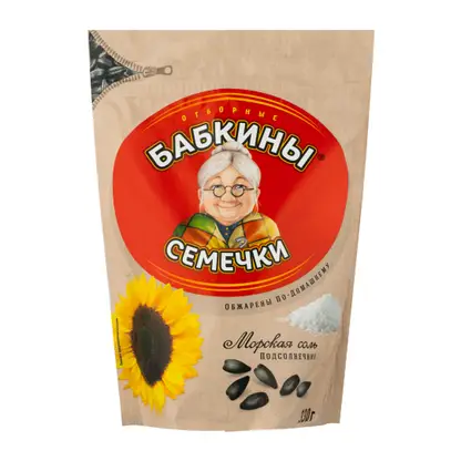 Изображение товара Семечки Бабкины семечки соленые 330г