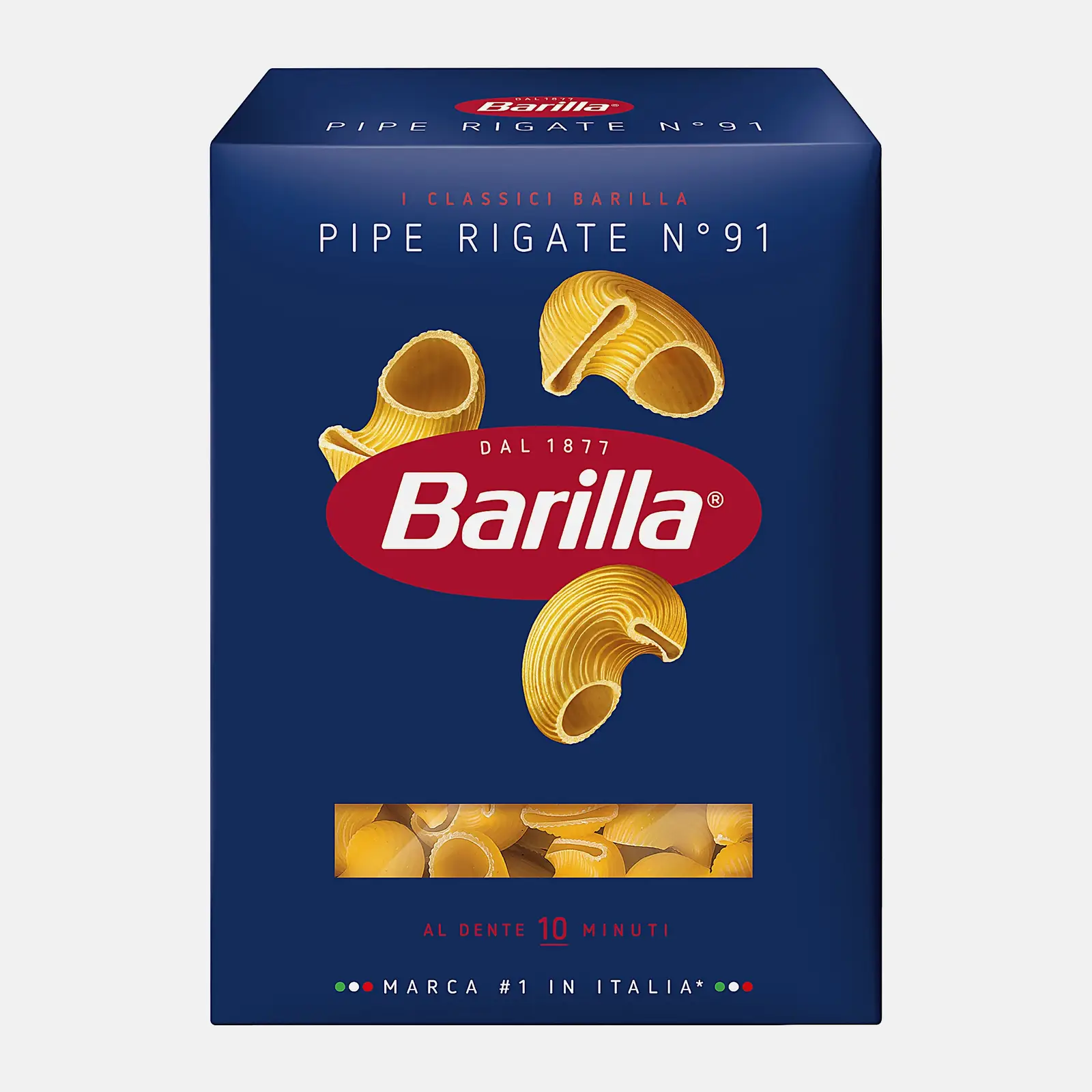 Изображение товара Макароны Barilla Pipe Regate Улитки 450г - итальянские фигурные макароны