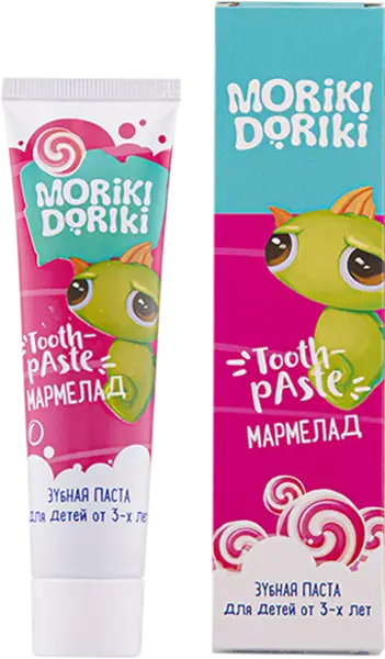 Зубная паста детская Moriki Doriki Goroshek мармелад 65г