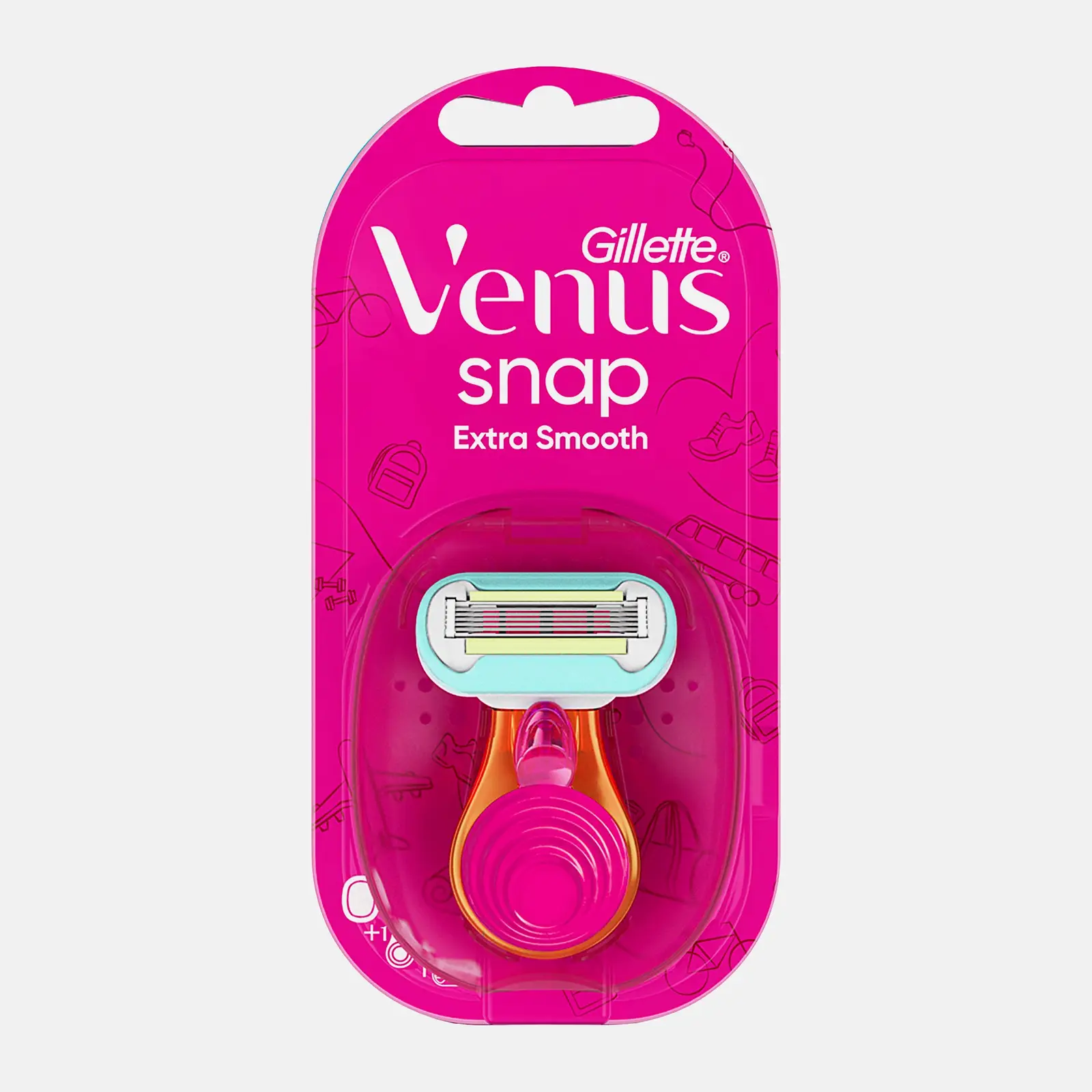 Бритва Gillette Venus Snap Embrace с одной сменной кассетой - фото 2 Бритва Gillette Venus Snap Embrace с одной сменной кассетой - фото 2