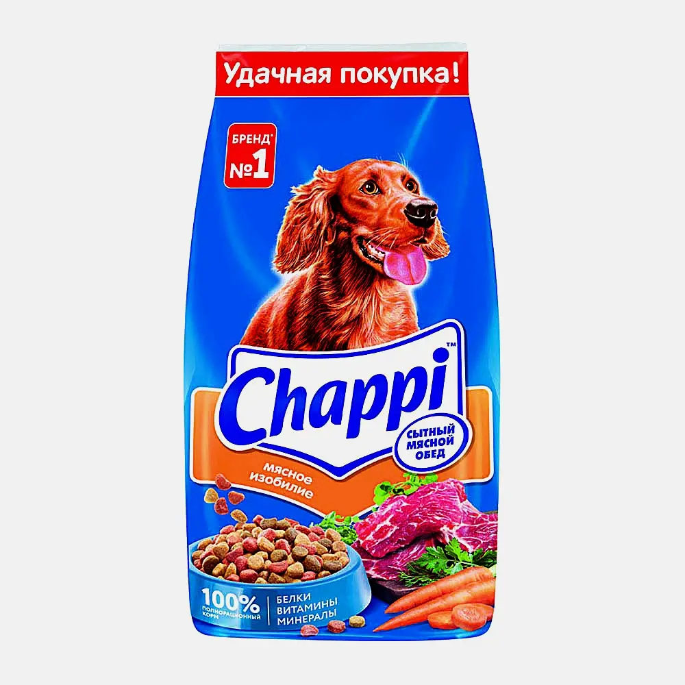 Сухой корм для собак Мясное изобилие Chappi 15кг